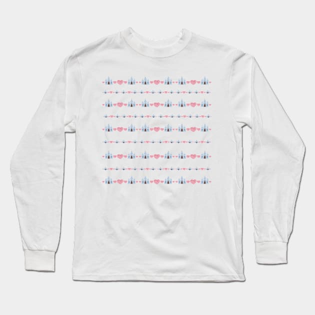 Temple Love Lines Long Sleeve T-Shirt by Breeze-Kruse